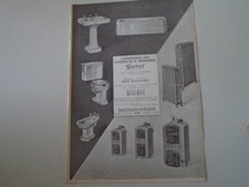 advertising Pubblicità 1937 APPARECCHI SANITARI STANDARD - IDEAL