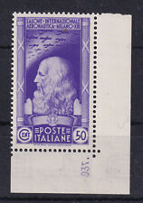 regno 1935 salone aeronautico n.386 mnh gomma integra ADF N. DI TAVOLA cv 660+