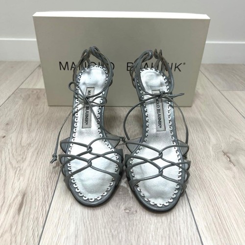 Sandali manolo blahnik - blahnik, metallo