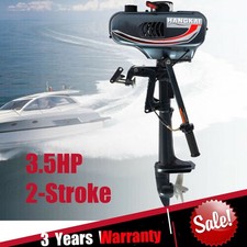 HANGKAI 2Stroke 3.5 HP Outboard Motor Air/Water Cooling Fishing Boat Engine New