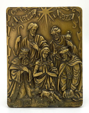 MEDAGLIA BRONZO / NATALE 1977