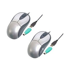 2X MOUSE OTTICO USB PS/2 COMBO