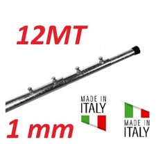 PALO TELESCOPICO 12 METRI 2MT X 6 PZ SPESSORE 1 MM ZINCATO A FUOCO MADE IN ITALY