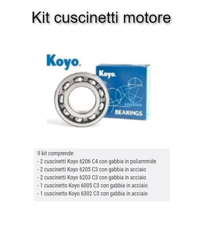 Kit cuscinetti motore 8pz koyo - motore,
