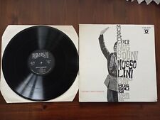 Benito Mussolini – I Discorsi Di Benito Mussolini - Vinile LP Originale 