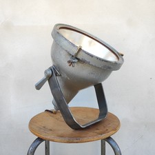 Faretto industriale originale vintage