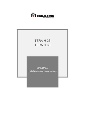 Manuale installazione uso - e, d'uso