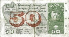 Svizzera - banconota Di 50