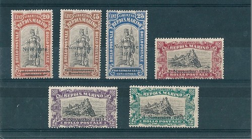 San marino 1918 - marino, celebrazione