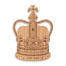 Regina Elisabetta II IN Legno