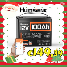 HumSienk 12V 100Ah batteria