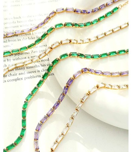 Bracciale tennis acciaio - tennis,