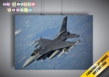 Locandina F 16 AEREO DA CACCIA