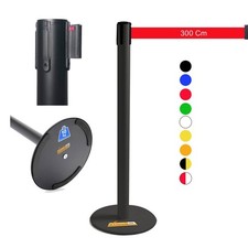 COLONNINA NERA NASTRO MULTI COLORE TENDINASTRO FETTUCCIA TENDILINEA BASE PIATTA