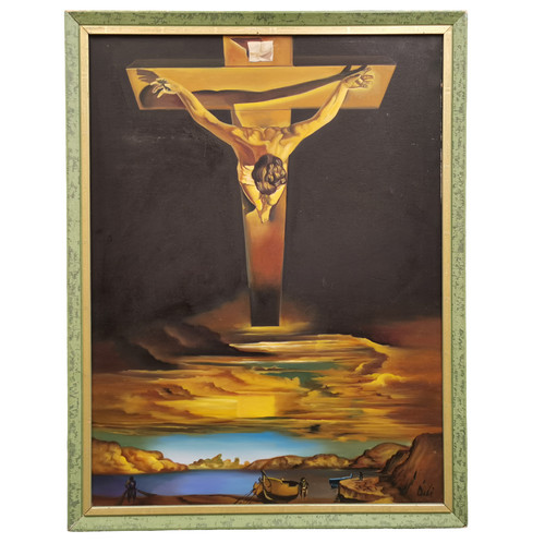 Quadro olio cristo - quadro,