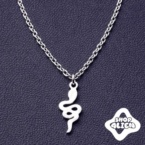 Collana serpente argento - collana,