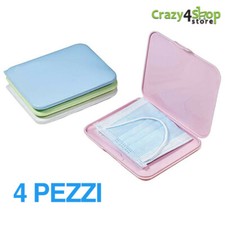 4X Porta mascherine custodia