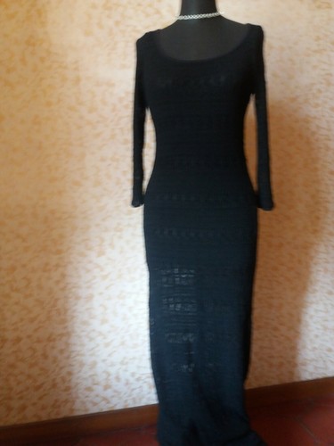Abito donna lungo nero - donna,