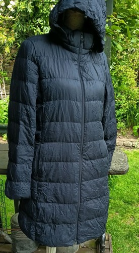 Uniqlo cappotto blu navy - , lungo