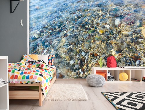 Carta parati water stone - da,