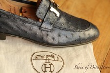 Scarpe mocassini Hermes Blue