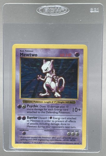 Mewtwo 1999 pokemon shadowless - mewtwo,