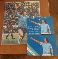 Chinaglia Story pubblicazione 1983 Addio calcio Lazio Cosmos + 2  adesivi regalo