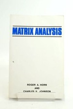 Matrix analysis horn roger - analysis,