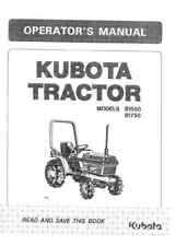 Manuale Operatore Trattore Kubota B1550 B1750