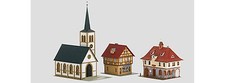 MÄRKLIN 72785 KIT 3 Edifici  Villaggio "DORF"