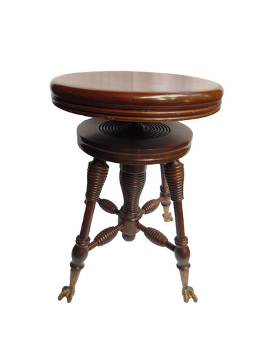 Sgabello girevole legno - girevole, in