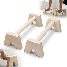 Barre legno parallele push-up