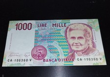 Banconota mille 1000 - mille, lire