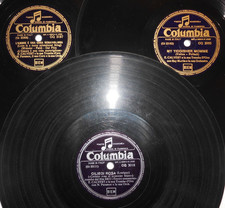 E. CALVERT e la sua Tromba d'Oro  - LOTTO  3  DISCHI GRAMMOFONO 78 giri