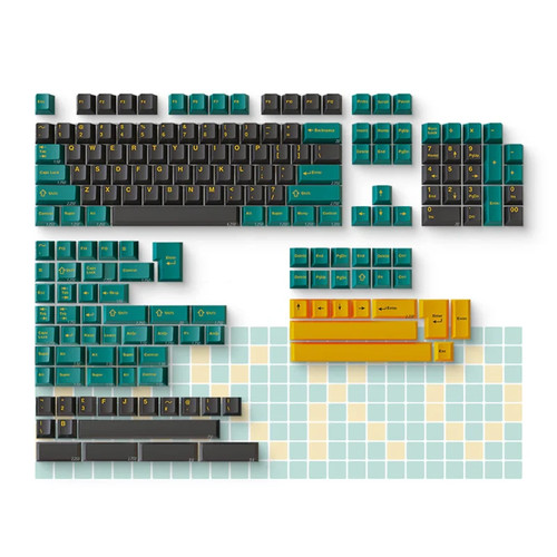 Akko marrs green keycap set - akko,