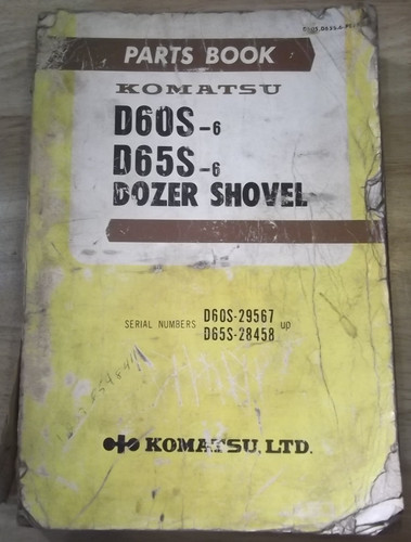 Komatsu d60s d65s pala - komatsu, d65s-6