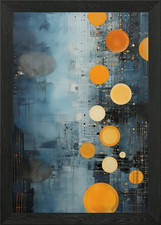Quadro astratto cerchi