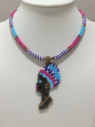 Collana boho etnica - collana,
