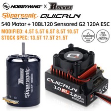 Hobbywing 10BL120A ESC G2+540 Motore Sensorizzato Brushless Combo per 1/10 RC Auto