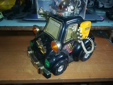 Robot Police Car macchina polizia Giocattolo vintage 1985 kuang wu toys kw 2272