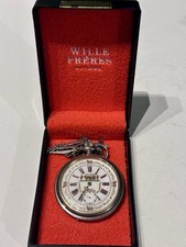 WILLE FRERES-SCENE BUCOLICHE OROLOGIO DA TASCA MOV. ETA 6497