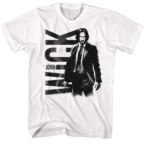Maglietta john wick - john, bw