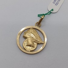 Ciondolo medaglia portafortuna - ciondolo,