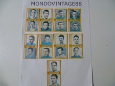 9 FIGURINE CALCIATORI PANINI