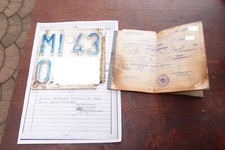 Targa e libretto radiati