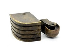 Copripunta artiglio vintage antico Duncan Phyfe ottone massiccio - 6 disponibili