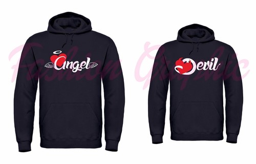 Coppia felpe cappuccio angel - felpe,