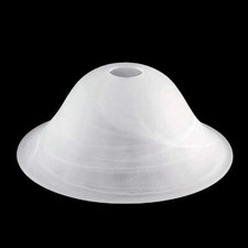Vetro di ricambio diffusore paralume grande bianco 30 cm lampadario piantana E27