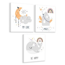 Set di 3 Quadretti per Bambini