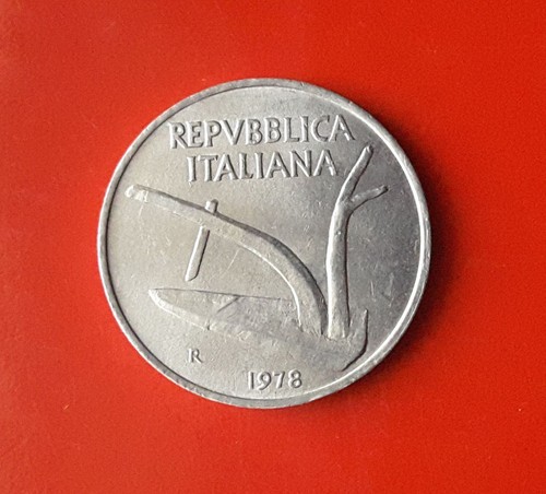 Lire 1978 errore globetto - lire,